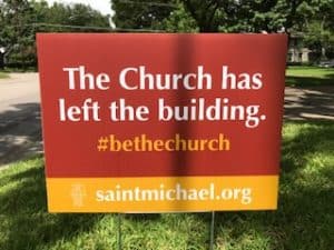 Be the Church sign.