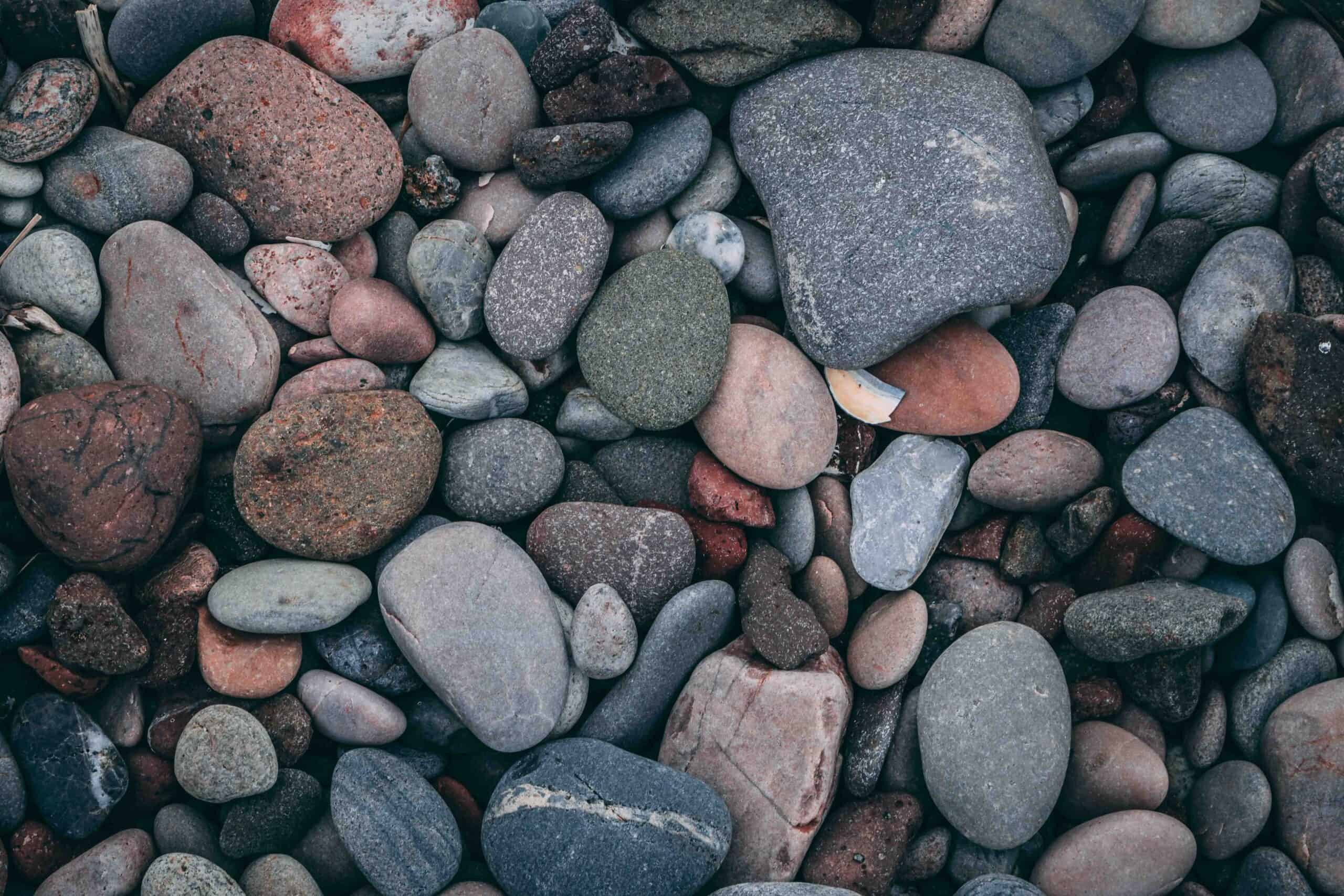 variety of rocks