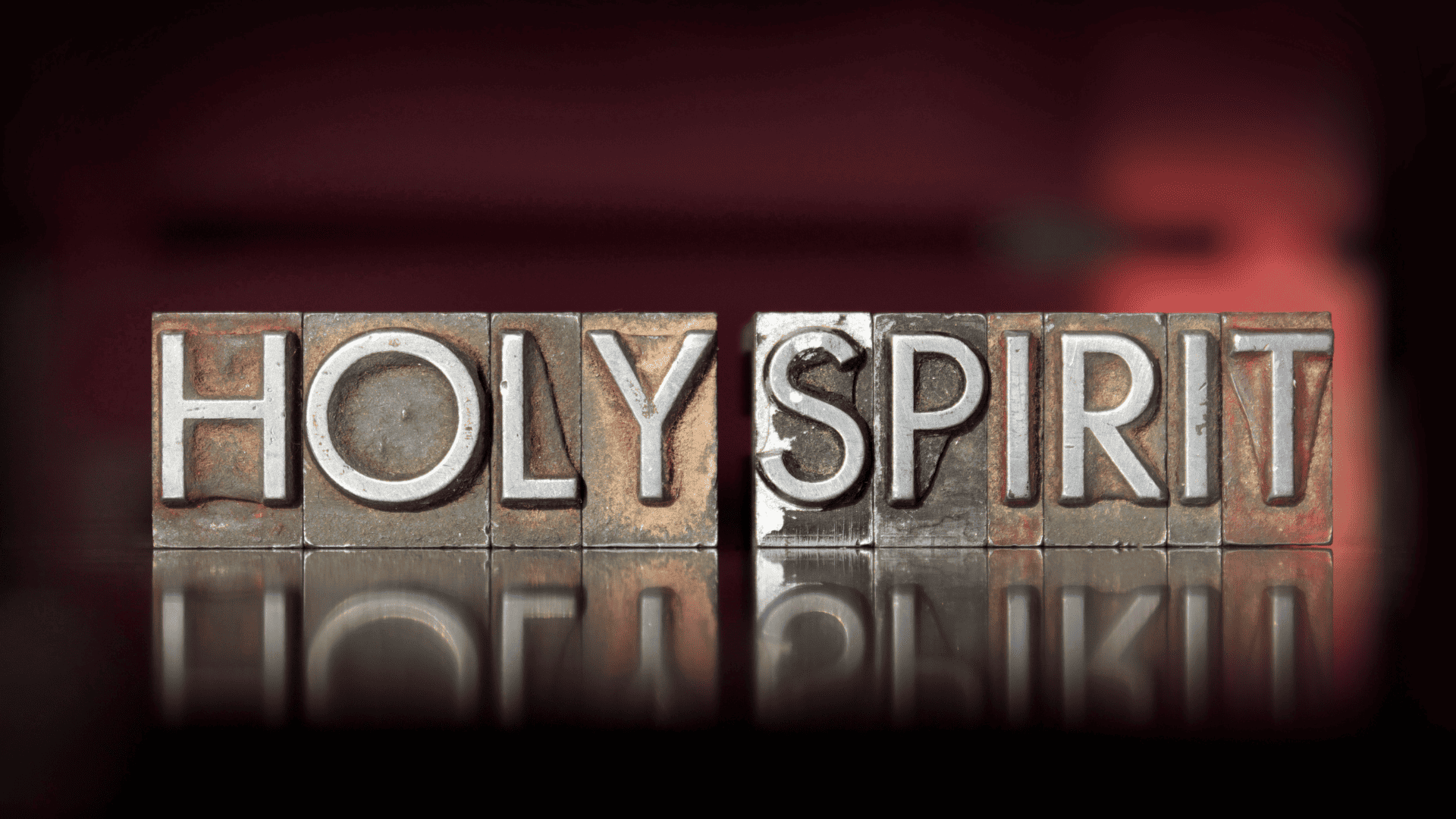 Letters spelling out, "Holy Spirit"