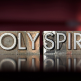 Letters spelling out, "Holy Spirit"