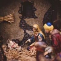 An image of nativity statues.