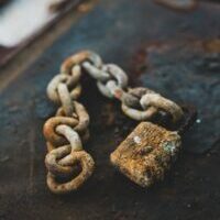 An old rusted chain.